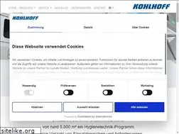Sites similar to kohlhoff-hygiene.de