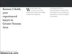 Sites similar to kohlilaw.com