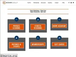 Sites similar to kohrgolf.com