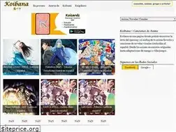 Sites similar to koibanashi.com