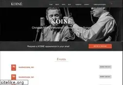 Sites similar to koinemusic.com
