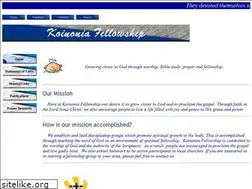 Sites similar to koinonia-fellowship.org