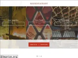 Sites similar to koirestaurant.com