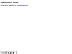 Sites similar to koisushi.com