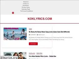 Sites similar to koklyrics.com