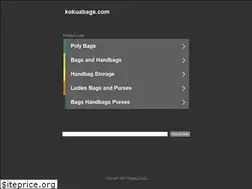 Sites similar to kokuabags.com
