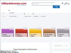 Sites similar to kolaydokuman.com