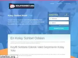 Sites similar to kolaysohbet.org