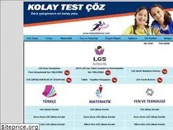 Sites similar to kolaytestcoz.com