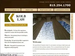 Sites similar to kolb-law.net