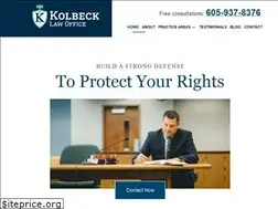 Sites similar to kolbecklaw.com