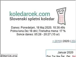 Sites similar to koledarcek.com
