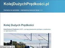 Sites similar to kolejduzychpredkosci.pl