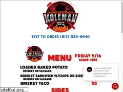 Sites similar to kolemanbbq.com