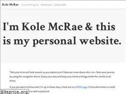 Sites similar to kolemcrae.com