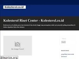 Sites similar to kolesterol.co.id