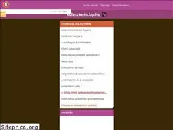 Sites similar to koleszterin.lap.hu