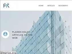 Sites similar to kolev.io