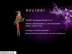 Sites similar to kolibri-shop.at