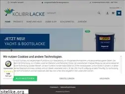 Sites similar to kolibrilacke.de