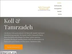 Sites similar to koll-tamrzadeh.de