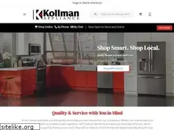 Sites similar to kollmanappliance.net