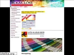 Sites similar to kolmlovi.ee
