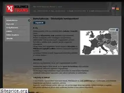 Sites similar to kolonics-trans.hu
