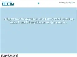 Sites similar to kolppasenbetoni.fi
