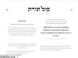 Sites similar to koltorah.org