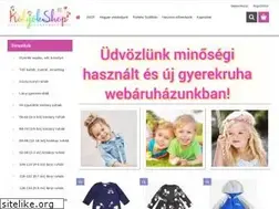 Sites similar to kolyokshop.hu