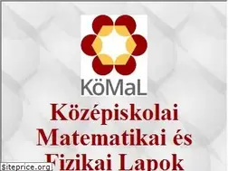 Sites similar to komal.hu