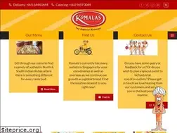 Sites similar to komalasrestaurants.com