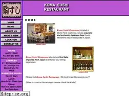 Sites similar to komasushi.net