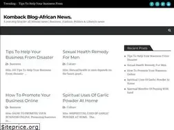 Sites similar to kombackblog.com
