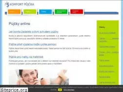 Sites similar to komfort-pujcka.cz