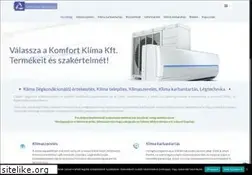 Sites similar to komfortklima.hu