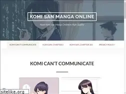 Sites similar to komi-san-manga.online
