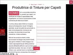 Sites similar to komis.it