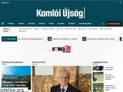 Sites similar to komloiujsag.hu