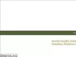 Sites similar to komlokodaly.hu