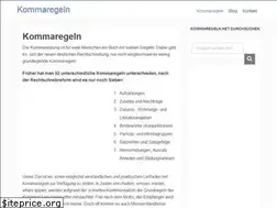 Sites similar to kommaregeln.net