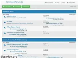 Sites similar to kommunalforum.de