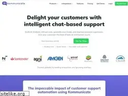 Sites similar to kommunicate.io