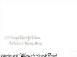 Sites similar to komodoresort.com