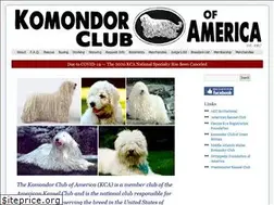 Sites similar to komondorclubofamerica.org