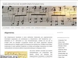 Sites similar to komponistenarchiv.de