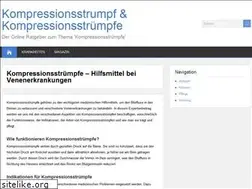 Sites similar to kompressionsstrumpf.org