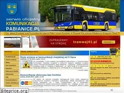 Sites similar to komunikacjapabianice.pl