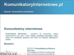 Sites similar to komunikatoryinternetowe.pl